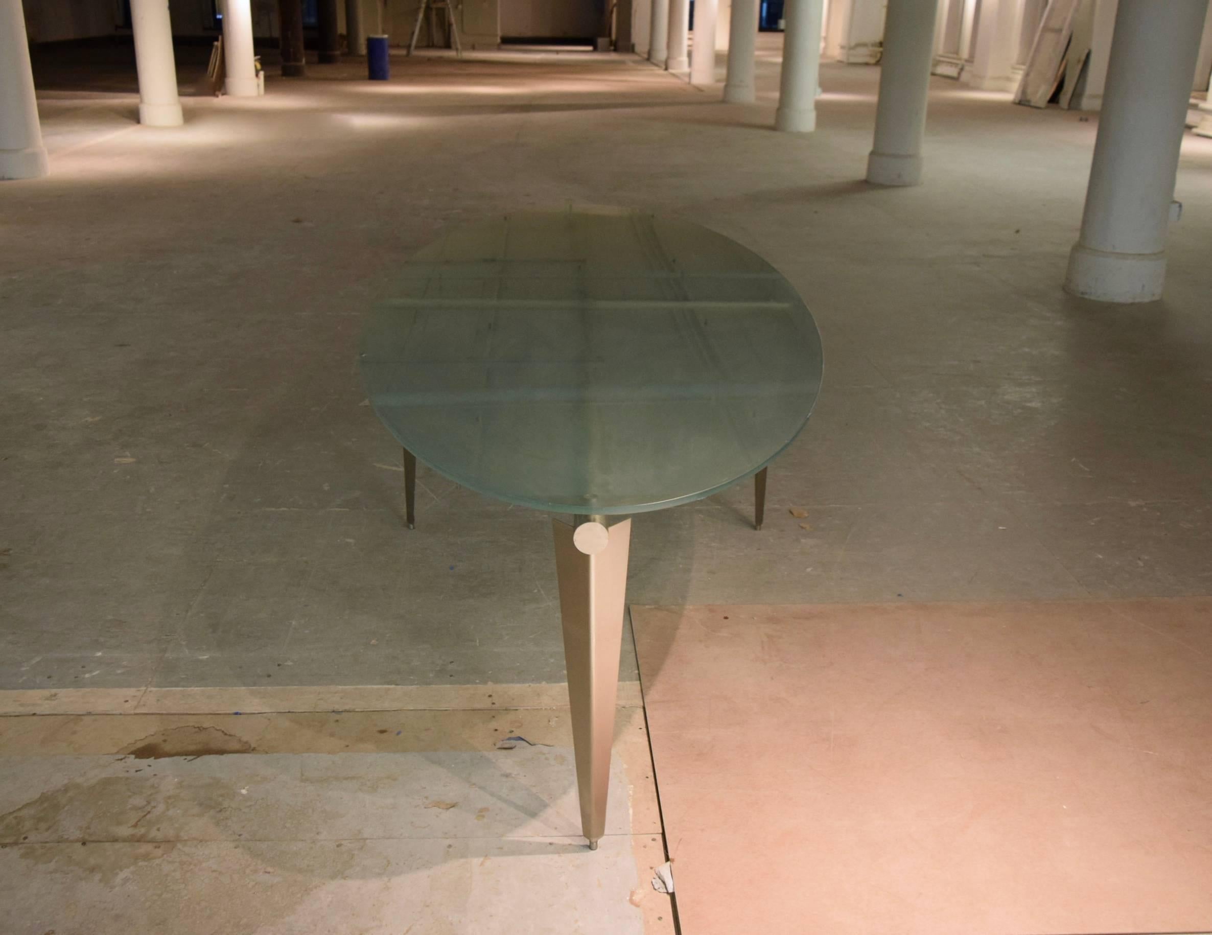 Conference / Dining Table by Cappellini International, Italy, 1986 In Good Condition In Jersey City, NJ