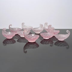 10 Fratelli Toso OVERSHOT Bowls, Leslie Pina Collection