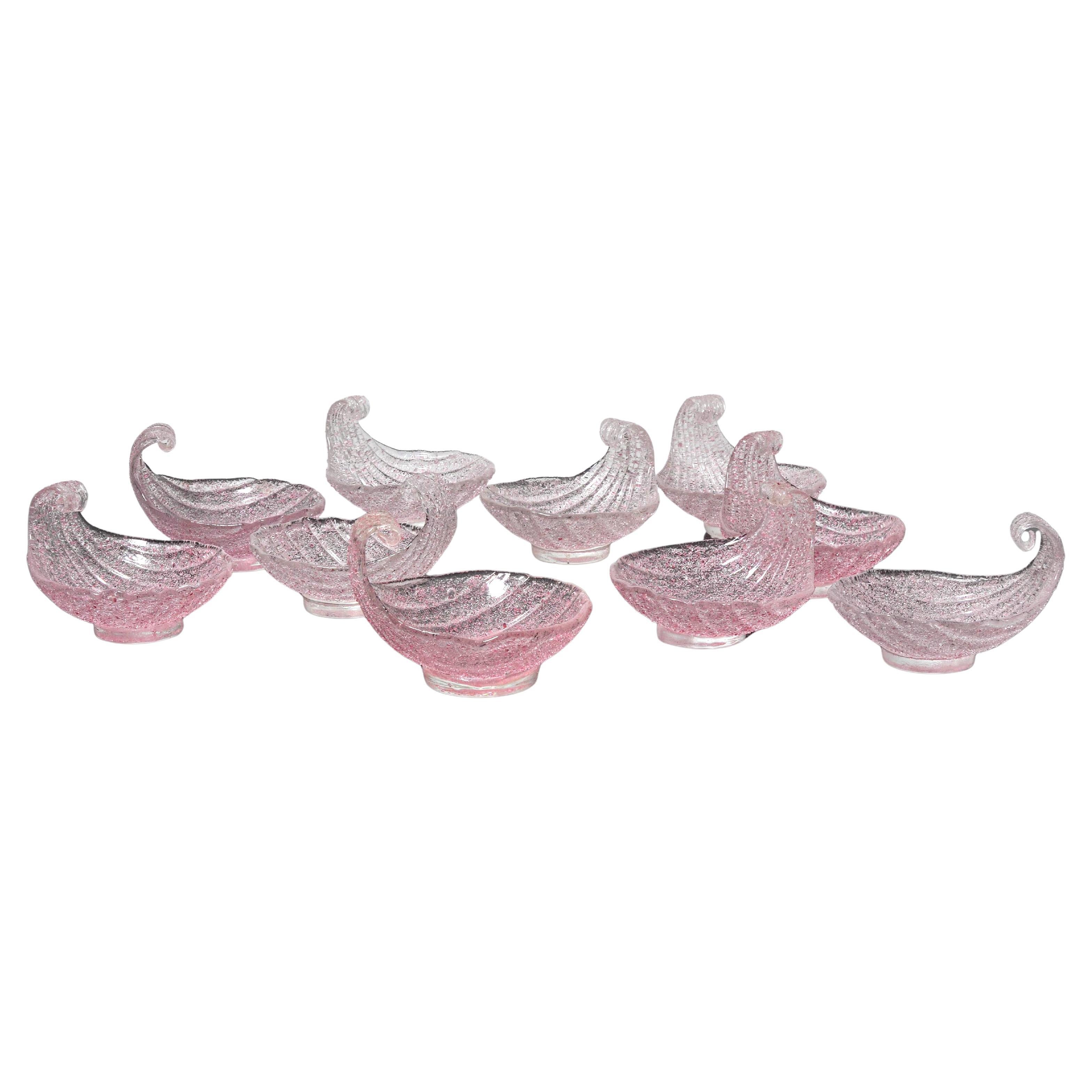 10 Fratelli Toso OVERSHOT Bowls, Leslie Pina Collection