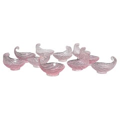 10 Fratelli Toso OVERSHOT Bowls, Leslie Pina Collection