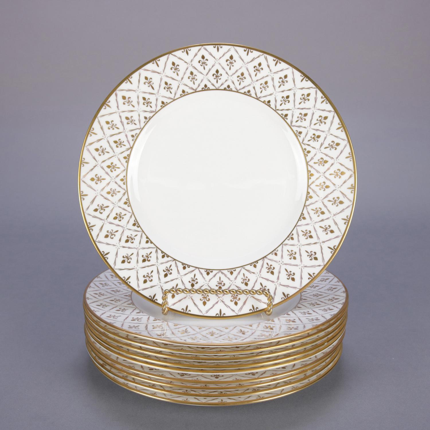 fleur de lis decorative plate