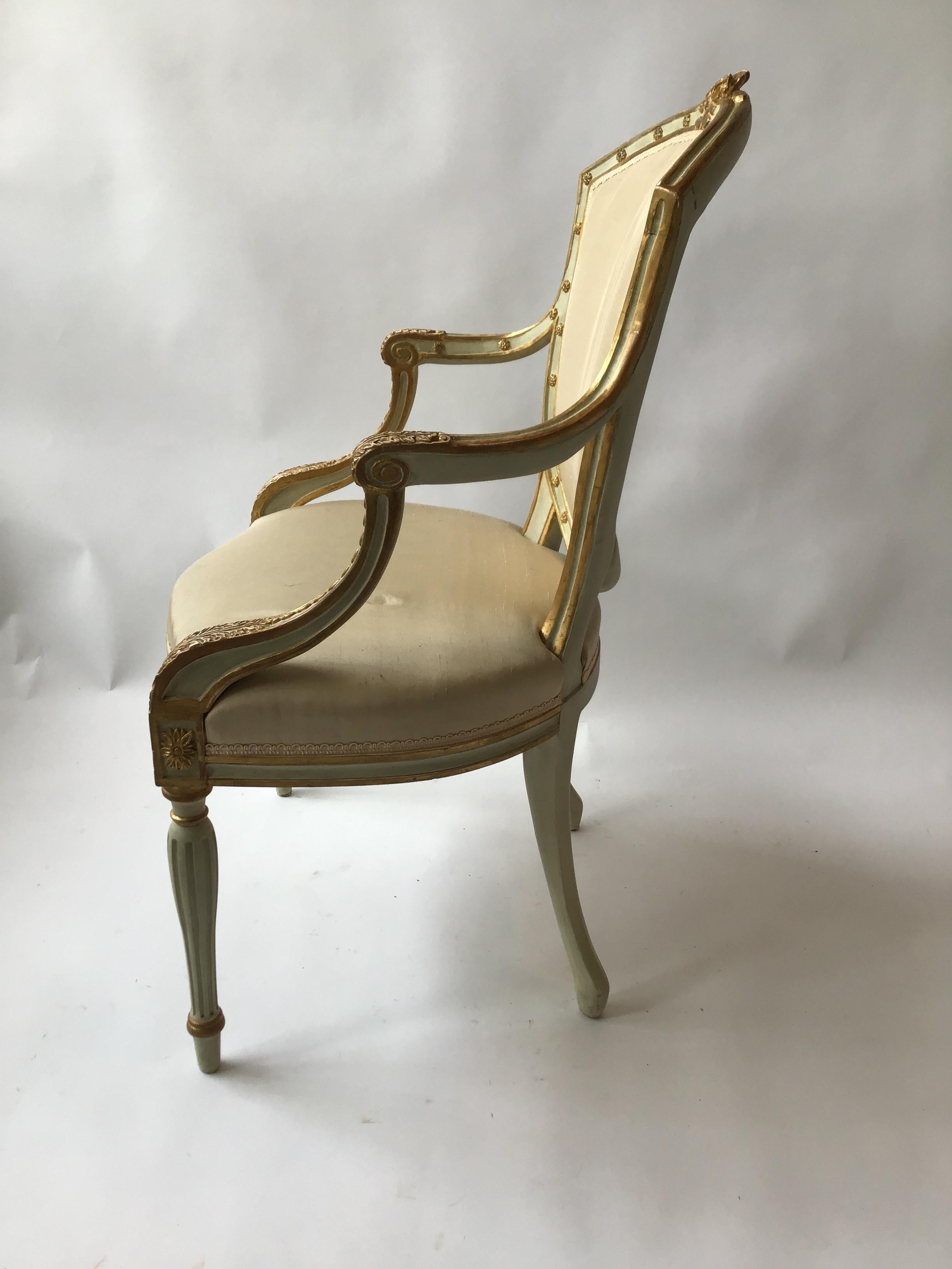 Wood 10 French Style Dining Chairs