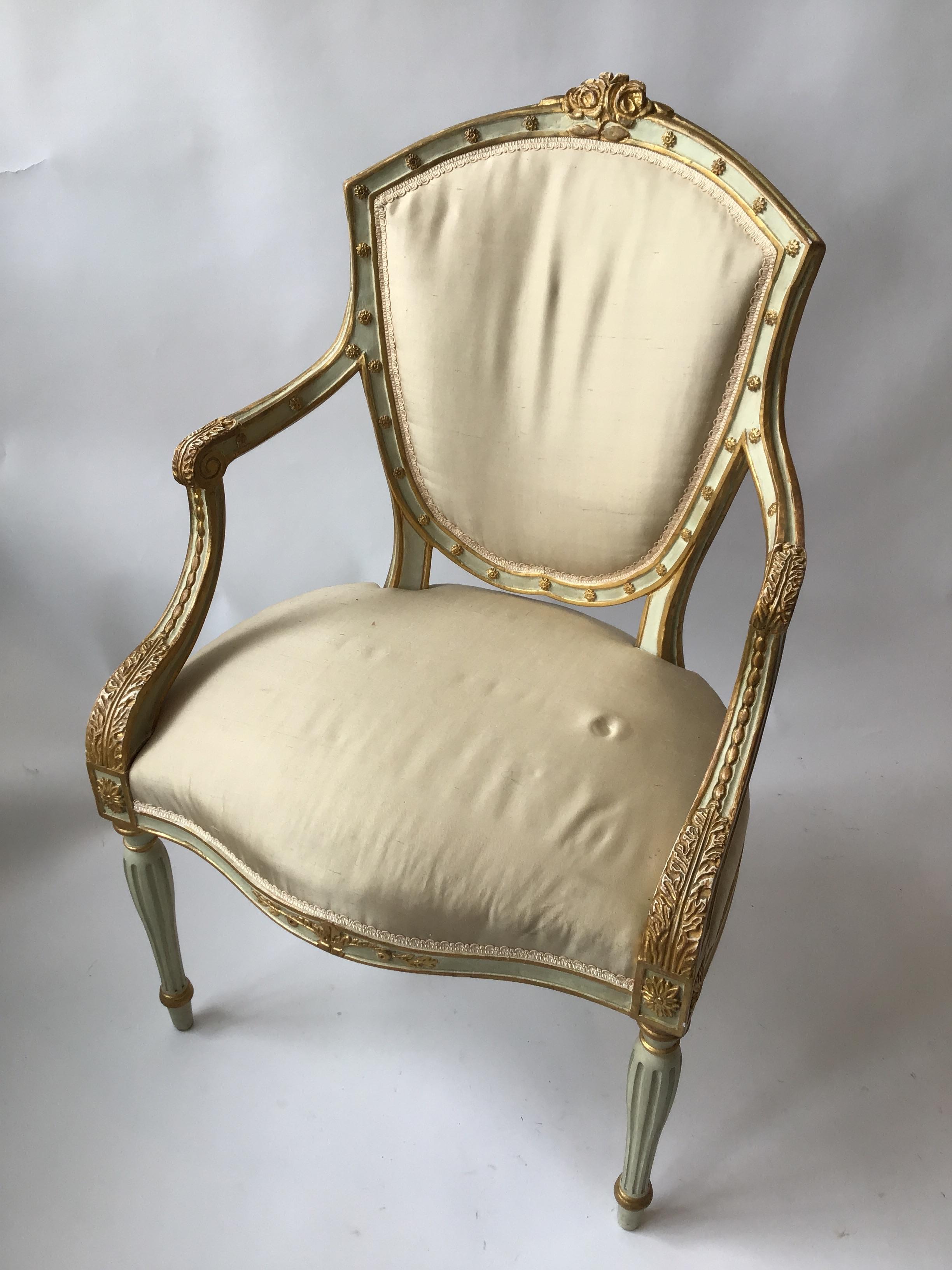 10 French Style Dining Chairs at 1stDibs