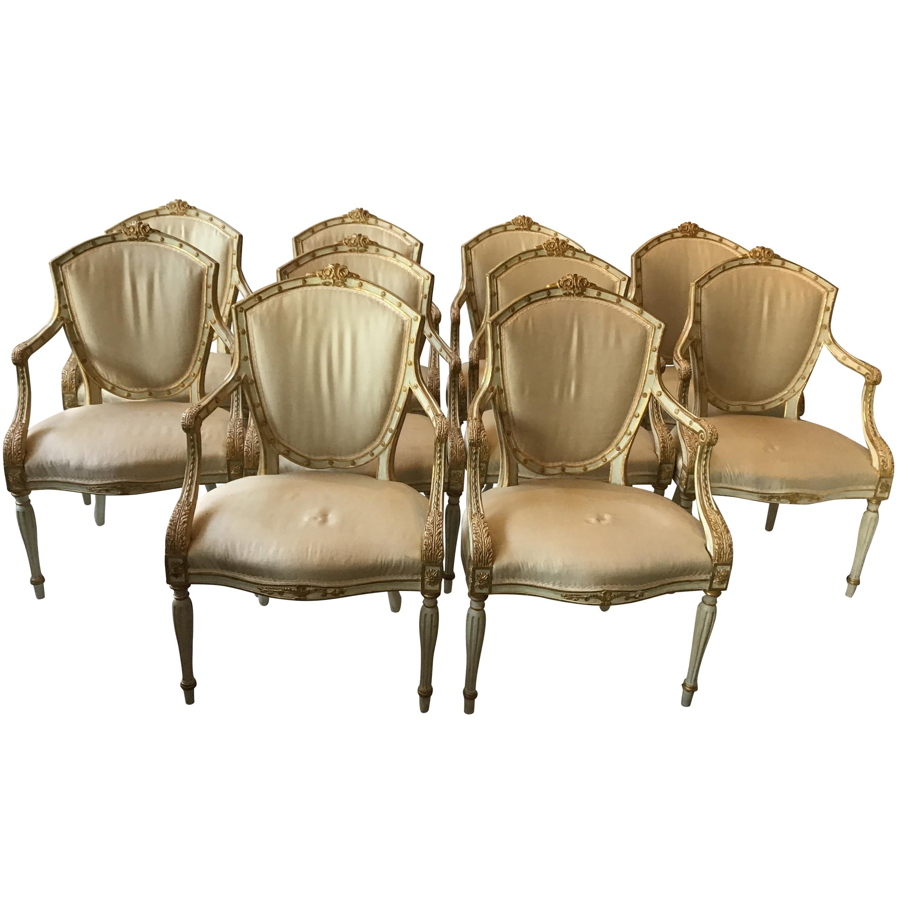 10 French Style Dining Chairs