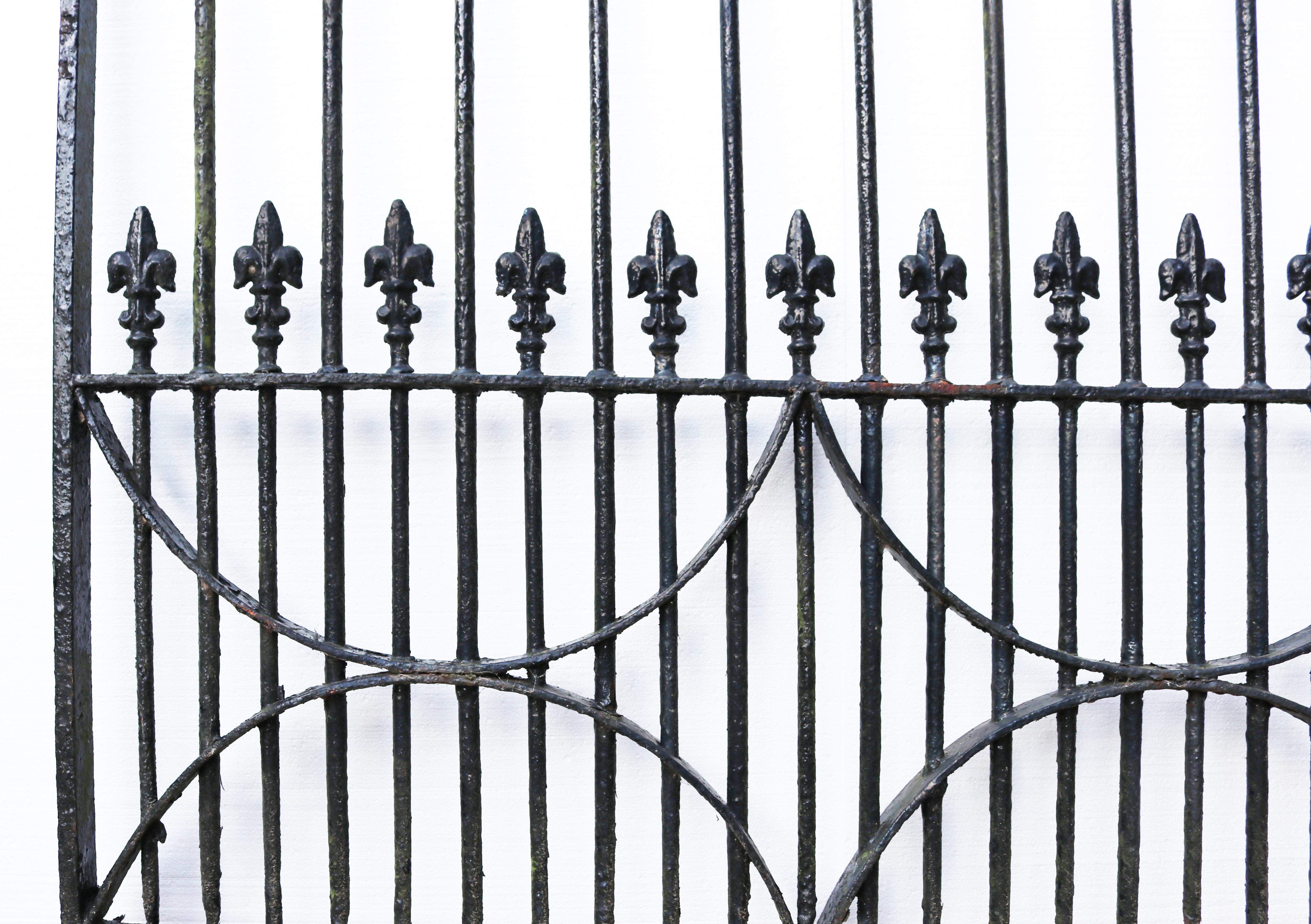 classic wrought iron driveway gates