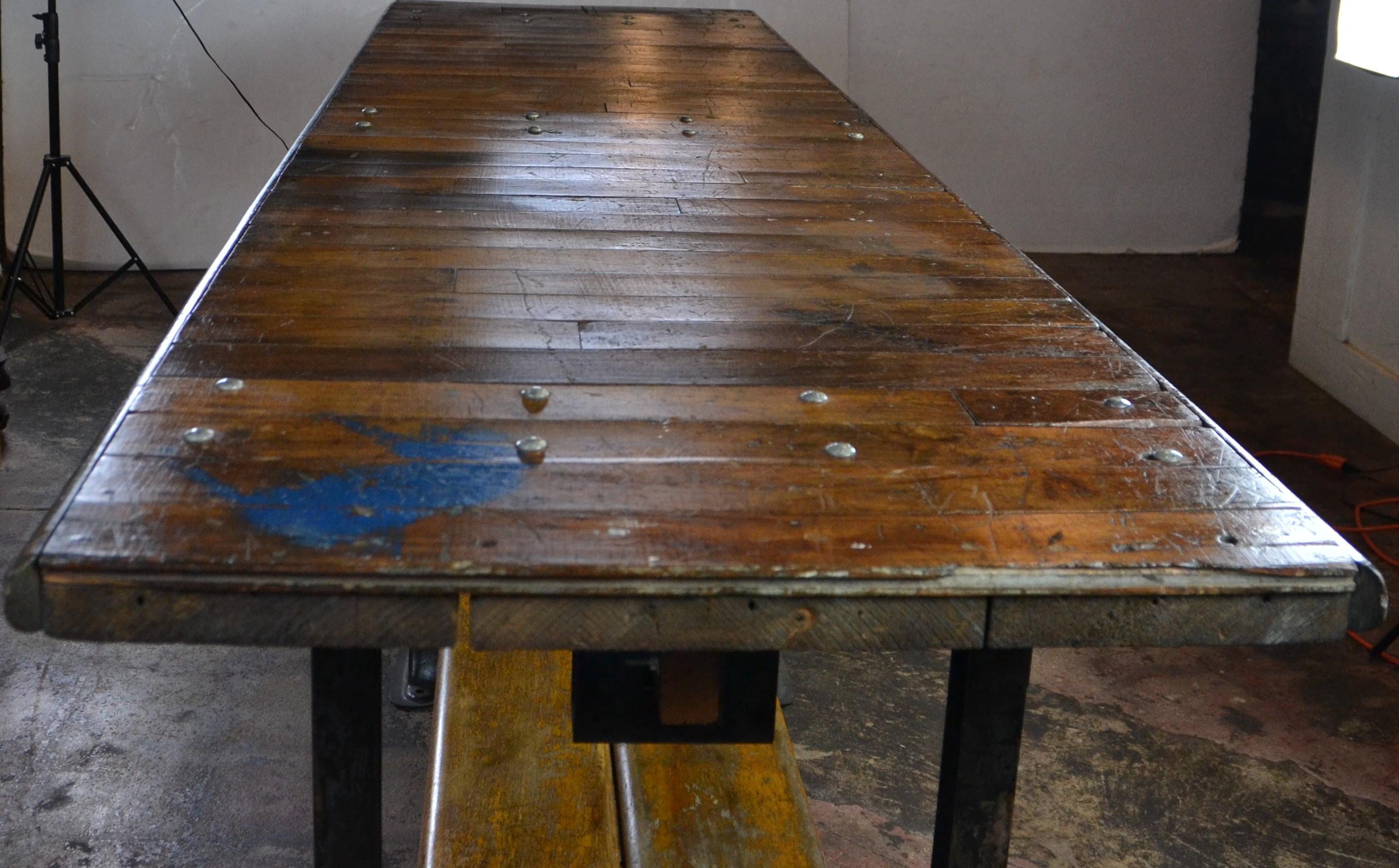 10' Long Industrial Table 1