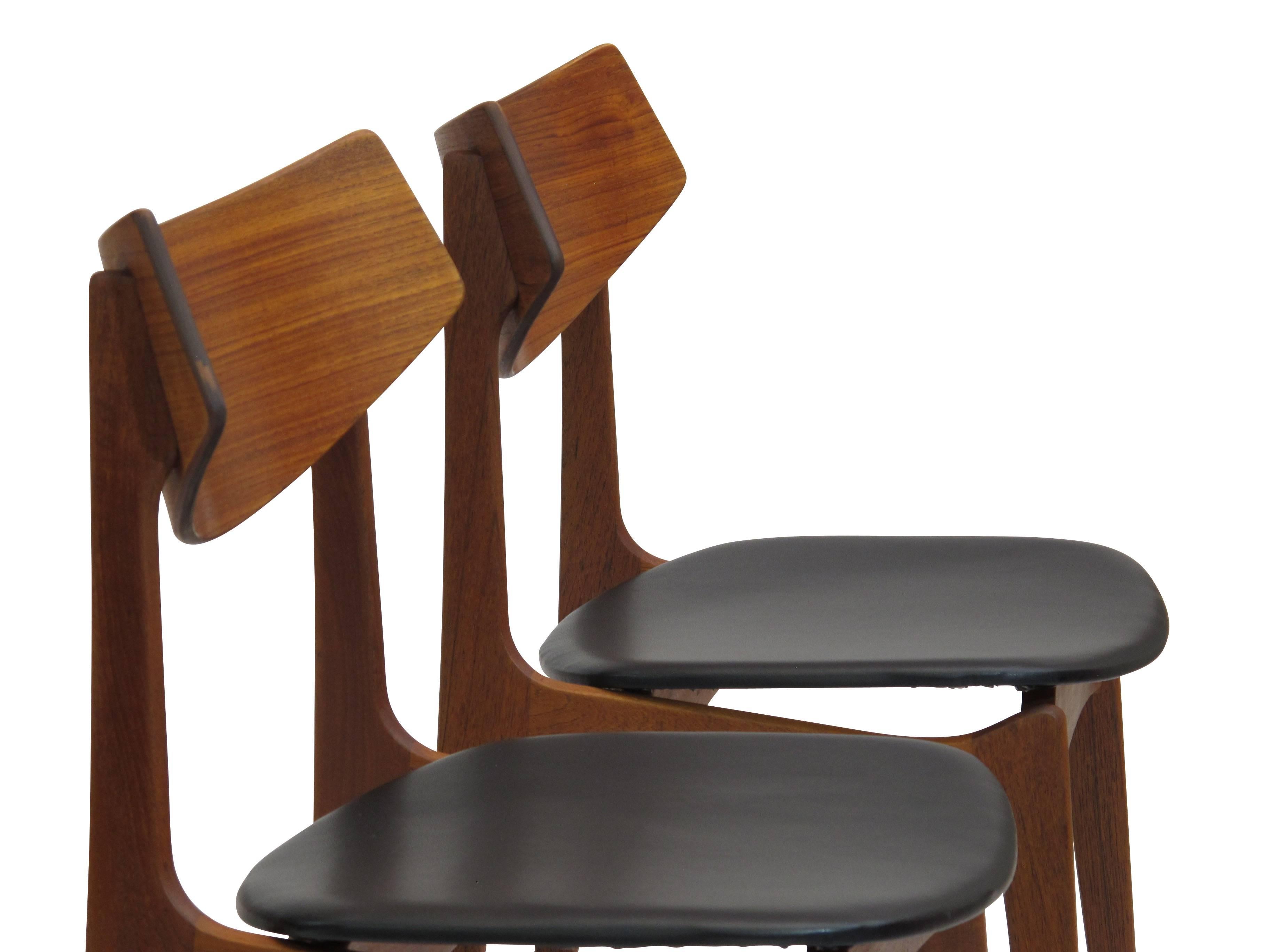 20th Century Ten Funder-Schmidt & Madsen Danish Teak Dining Chairs