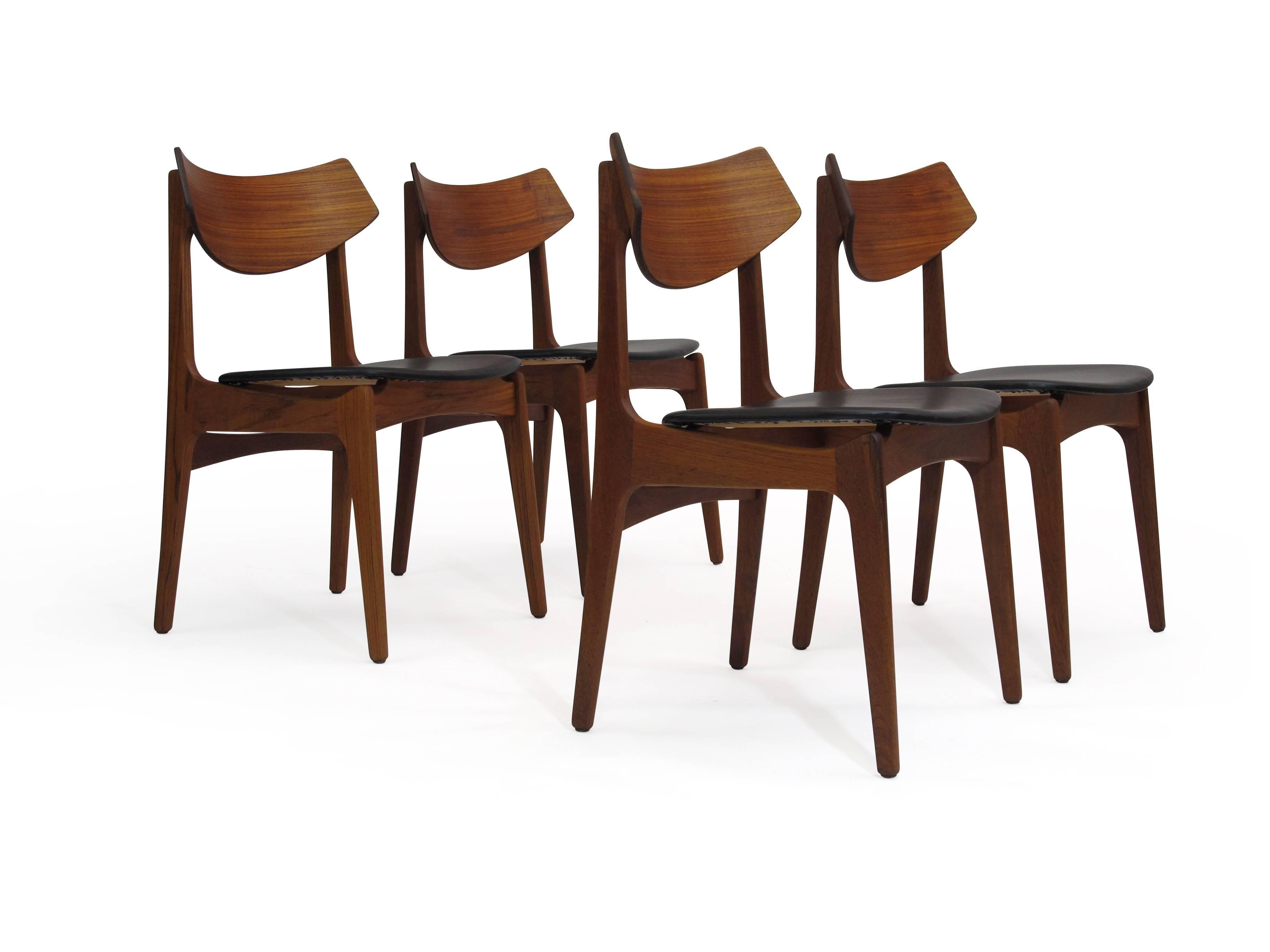 Ten Funder-Schmidt & Madsen Danish Teak Dining Chairs 2