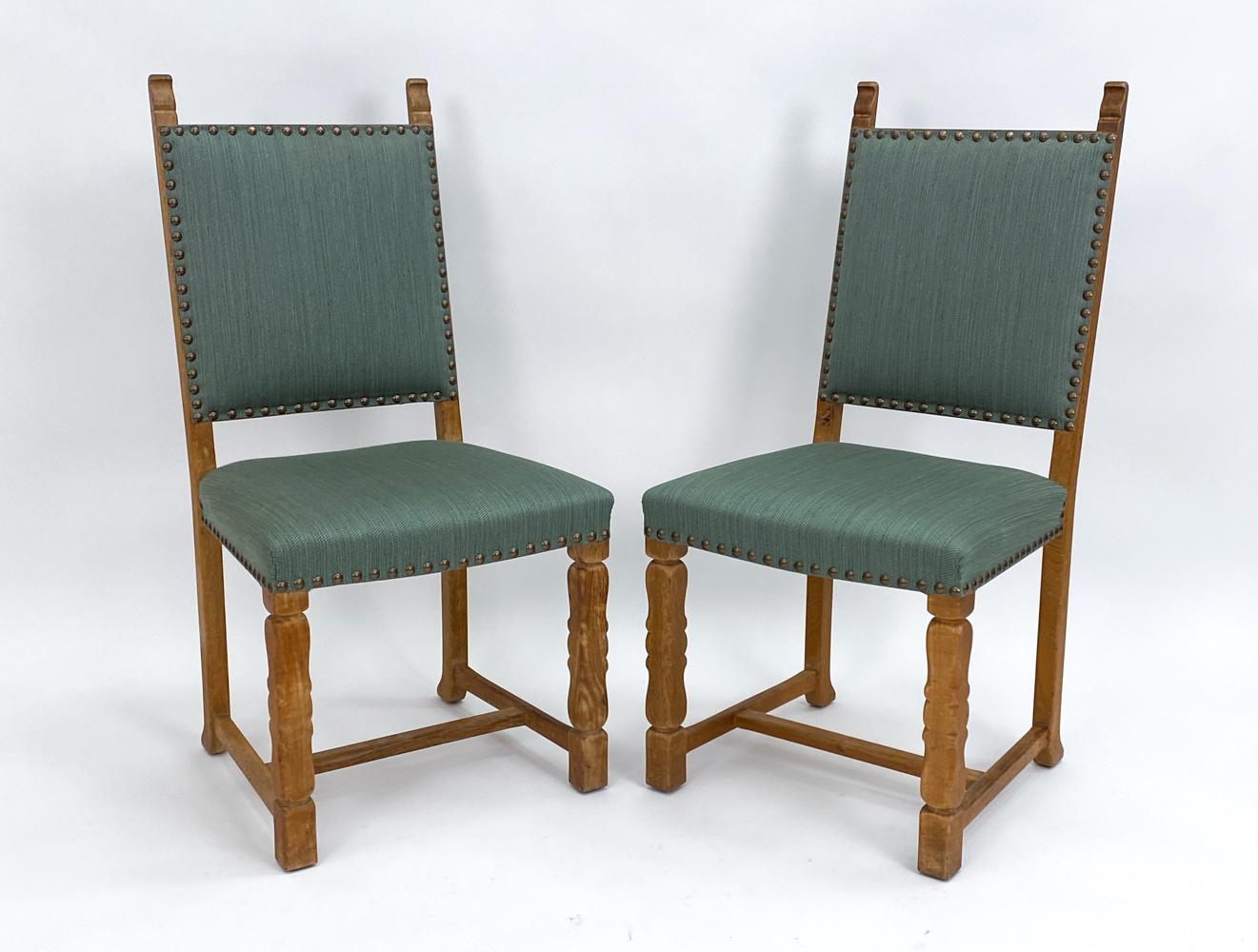 (10) Henning Kjaernulf Danish Mid-Century Oak Dining Chairs 5