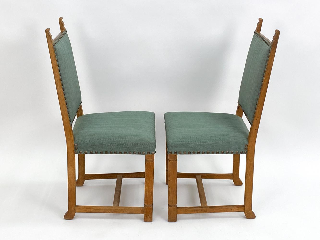 (10) Henning Kjaernulf Danish Mid-Century Oak Dining Chairs 6