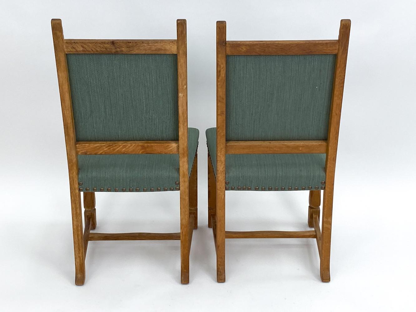 (10) Henning Kjaernulf Danish Mid-Century Oak Dining Chairs 8