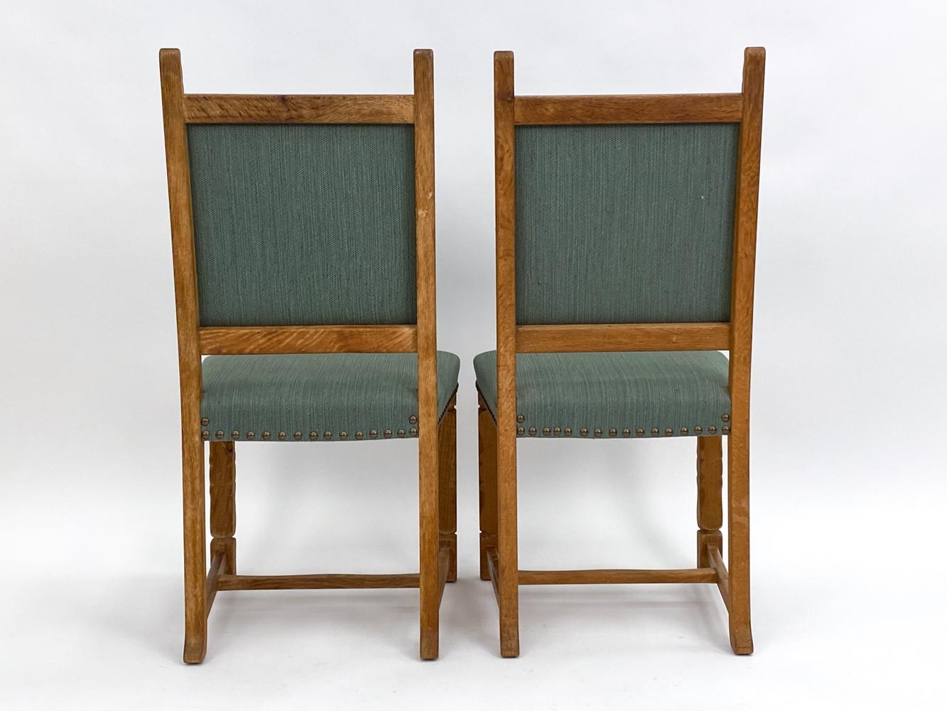 (10) Henning Kjaernulf Danish Mid-Century Oak Dining Chairs 9
