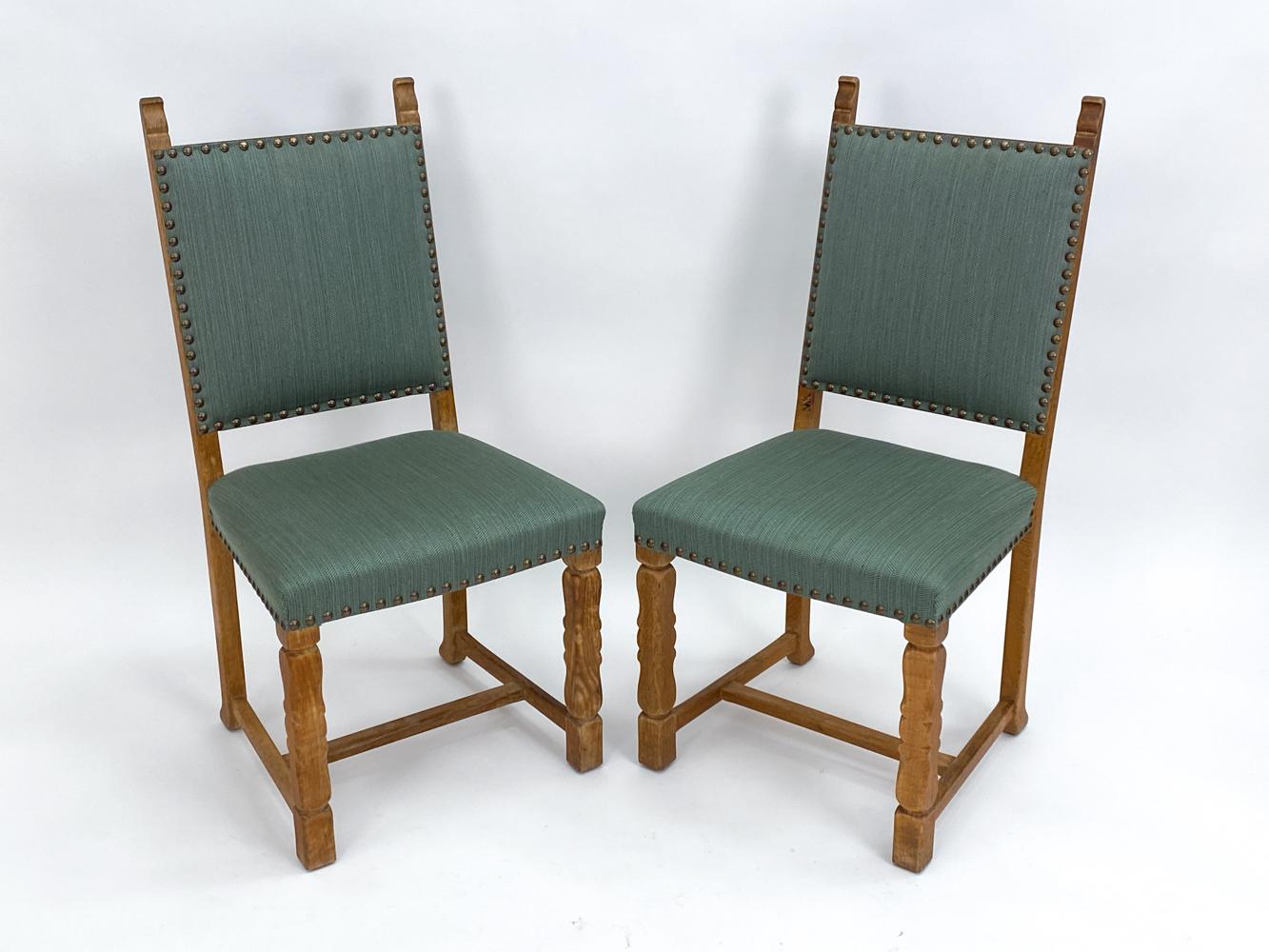(10) Henning Kjaernulf Danish Mid-Century Oak Dining Chairs 4