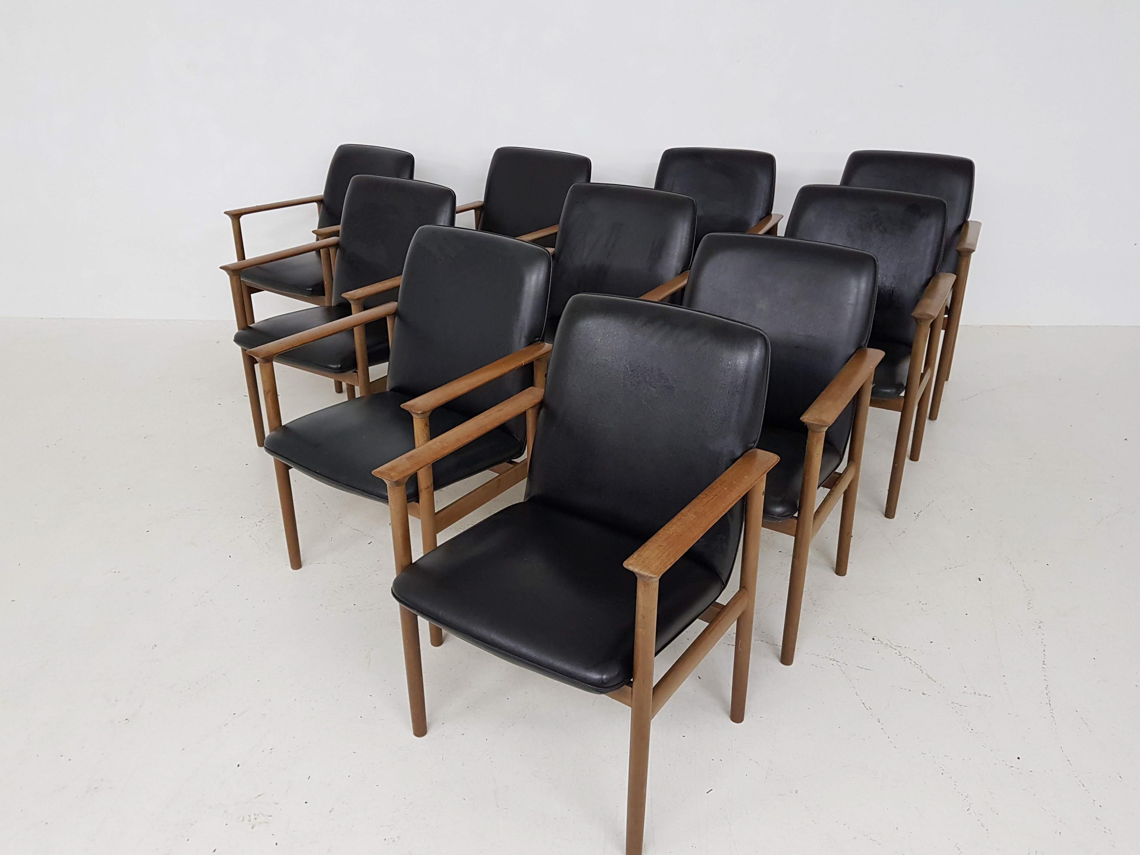 Mid-Century Modern 1x “Impala” Dining Chair by Cor Bontebal for Fristho, Dutch Design