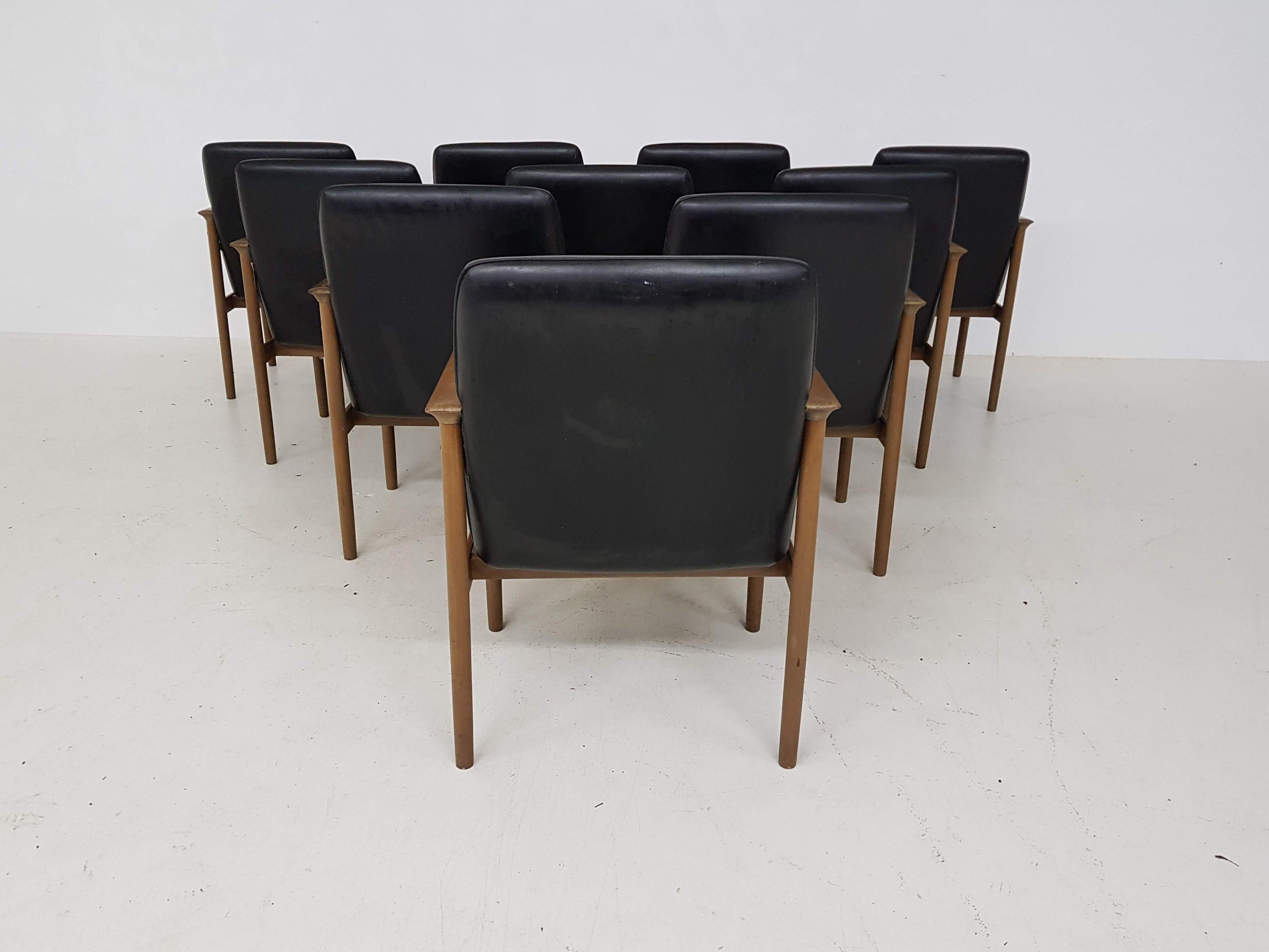 1x “Impala” Dining Chair by Cor Bontebal for Fristho, Dutch Design In Good Condition In Amsterdam, NL