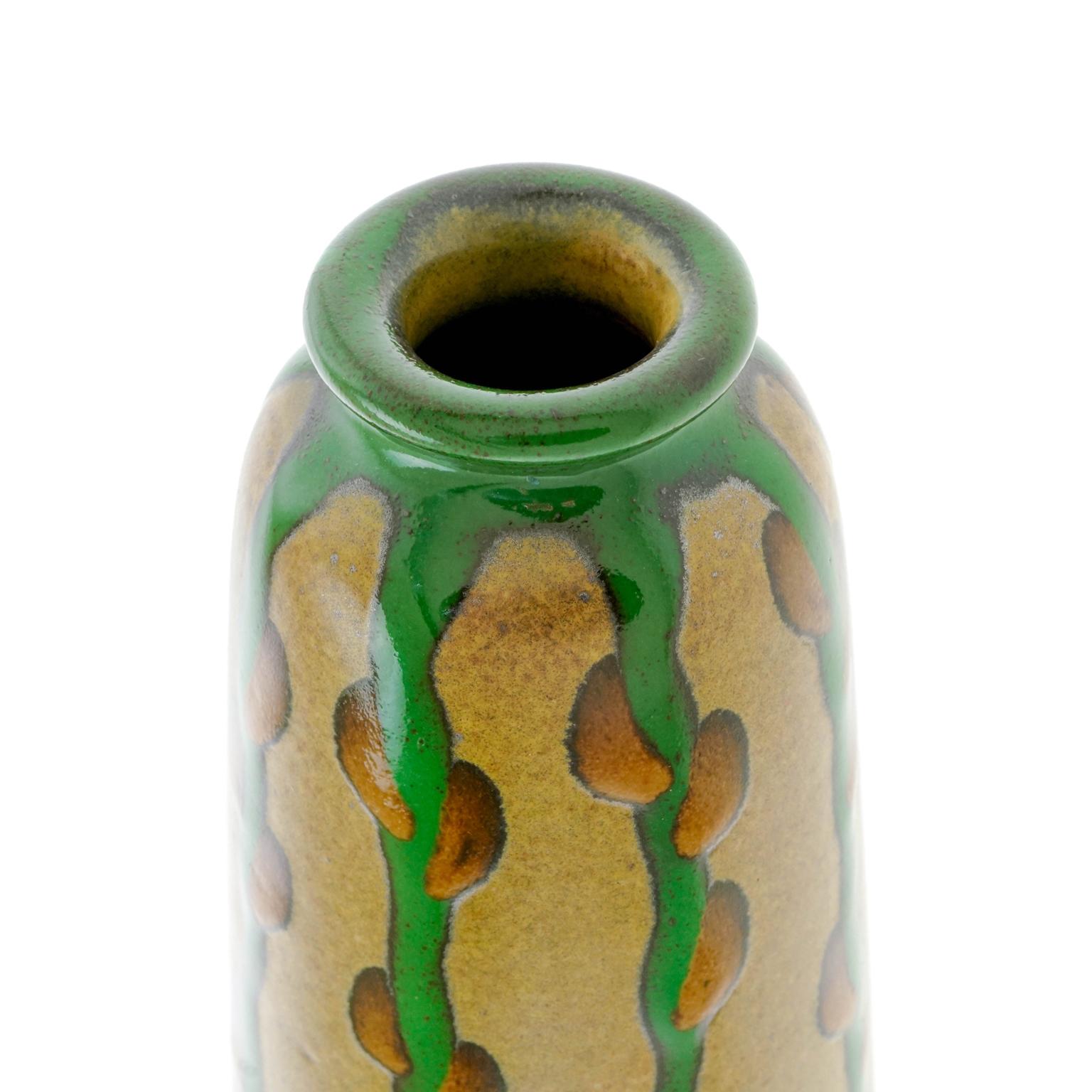 Early 20th Century Pussy Willow Vase by Louis Lourioux for Primavera