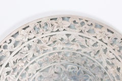 Sterling Silver and Glass Trivet