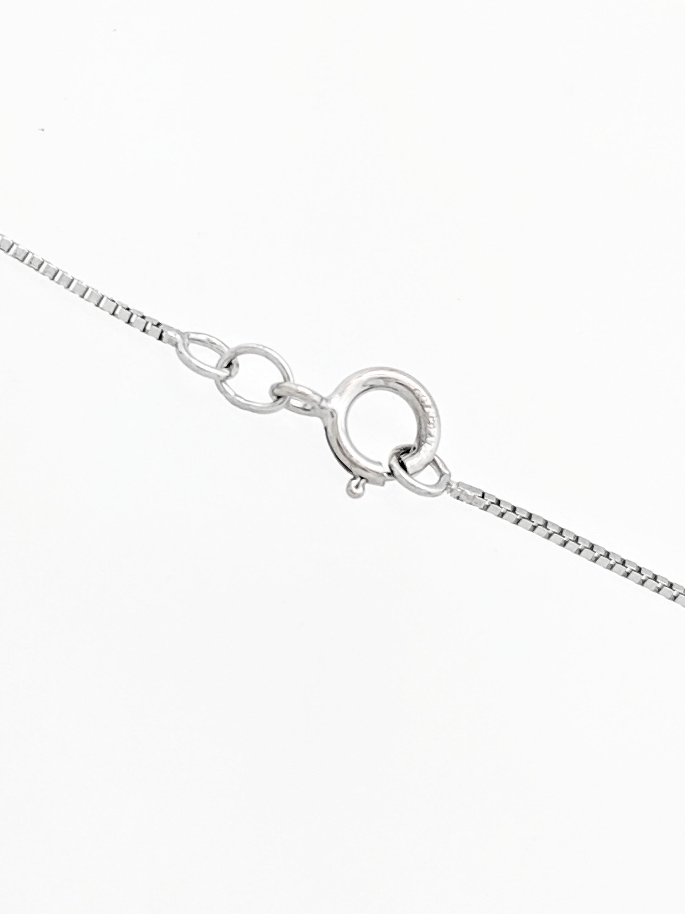 10 Karat 2-Tone Diamond Heart Pendant Necklace For Sale 1