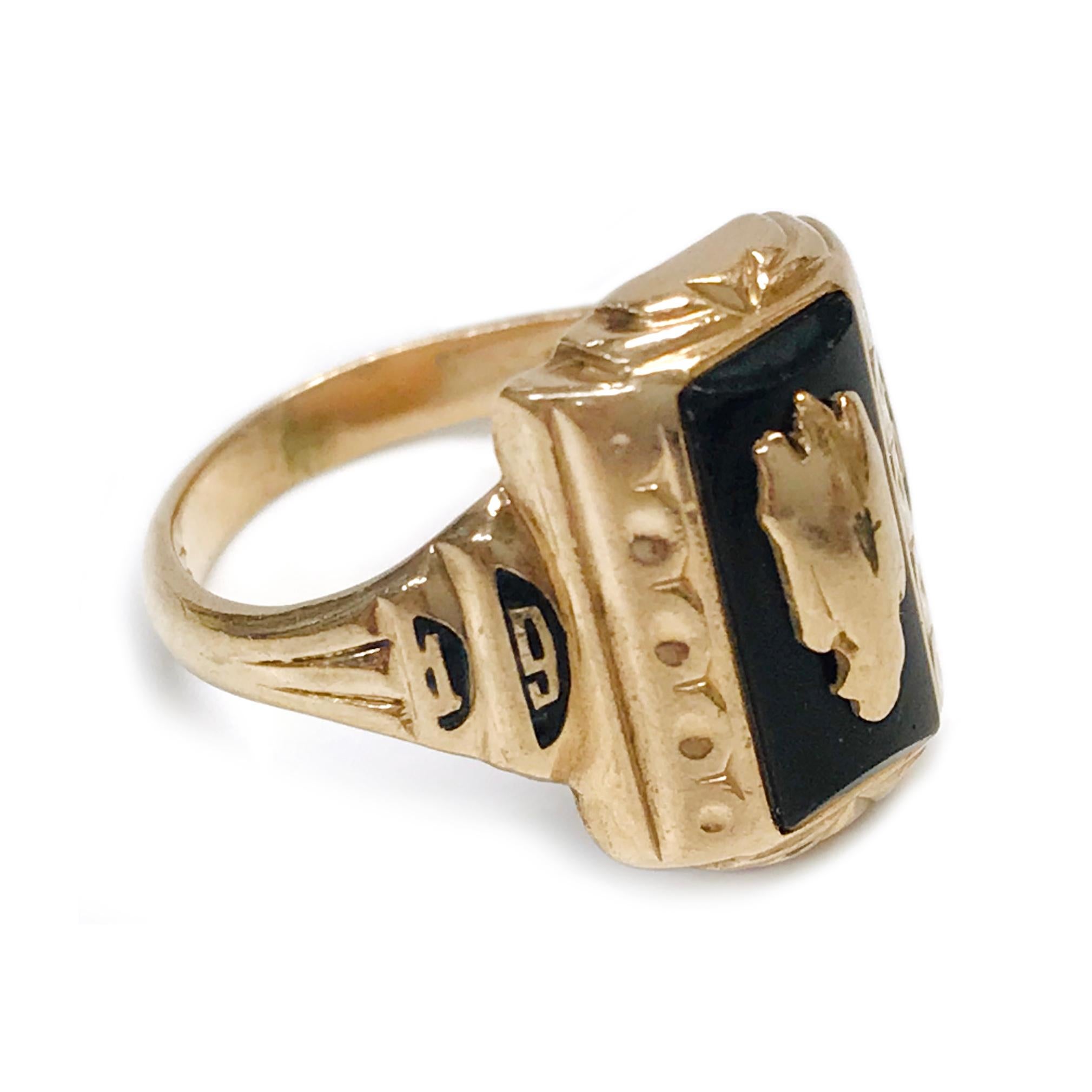 onyx class ring