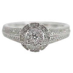 10 Karat "Halo" Diamond Ring