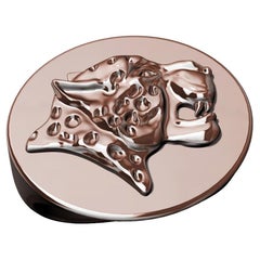 10 Karat Rotgold Gefleckter Leopard Siegelring