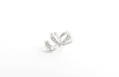 10 Karat White Gold and Diamond High-Heeled Sandal Charm