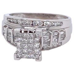 10 karat diamond ring 10 Karat White Gold Diamond Engagement Ring