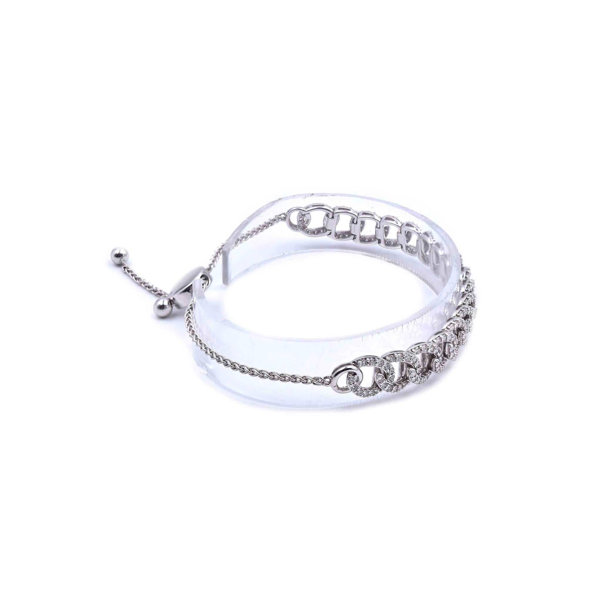 white gold bracelet