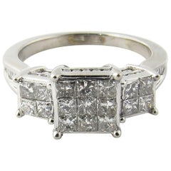 10 Karat White Gold Diamond Ring / 1.55 Carat