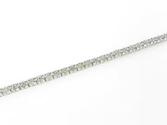 10 Karat White Gold Diamond Tennis Bracelet 1.75 Carat