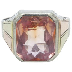 10 Karat White Gold Ring "La France"