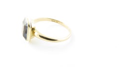 10 Karat Yellow Gold Amethyst Ring