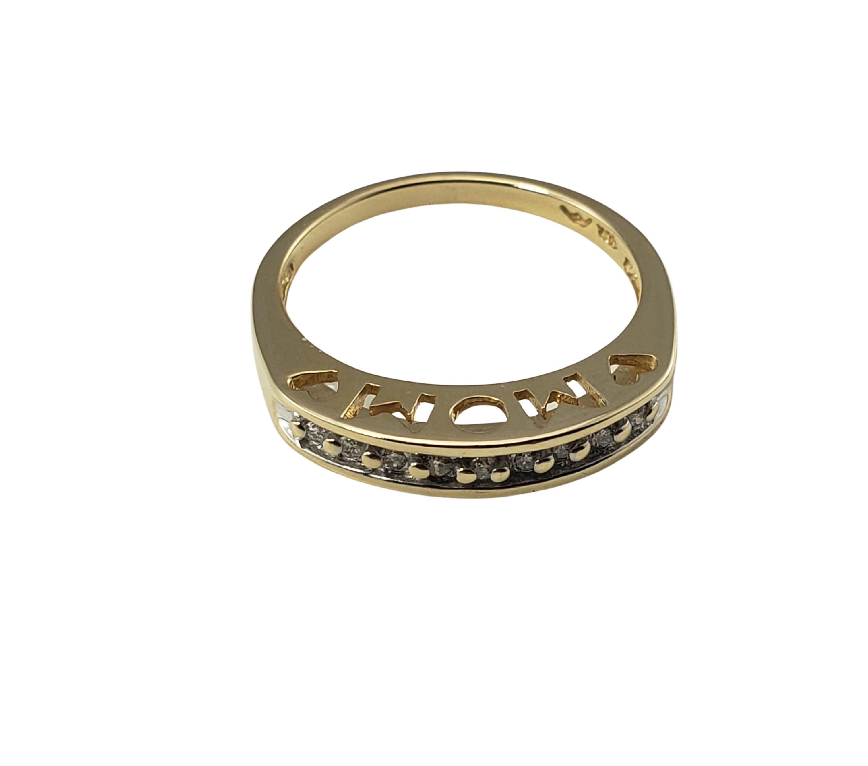 10 Karat Gelbgold und Diamant 