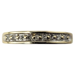 10 Karat Gelbgold und Diamant-Ring „MOM“