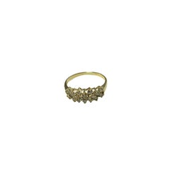 10 Karat Yellow Gold and Diamond Ring