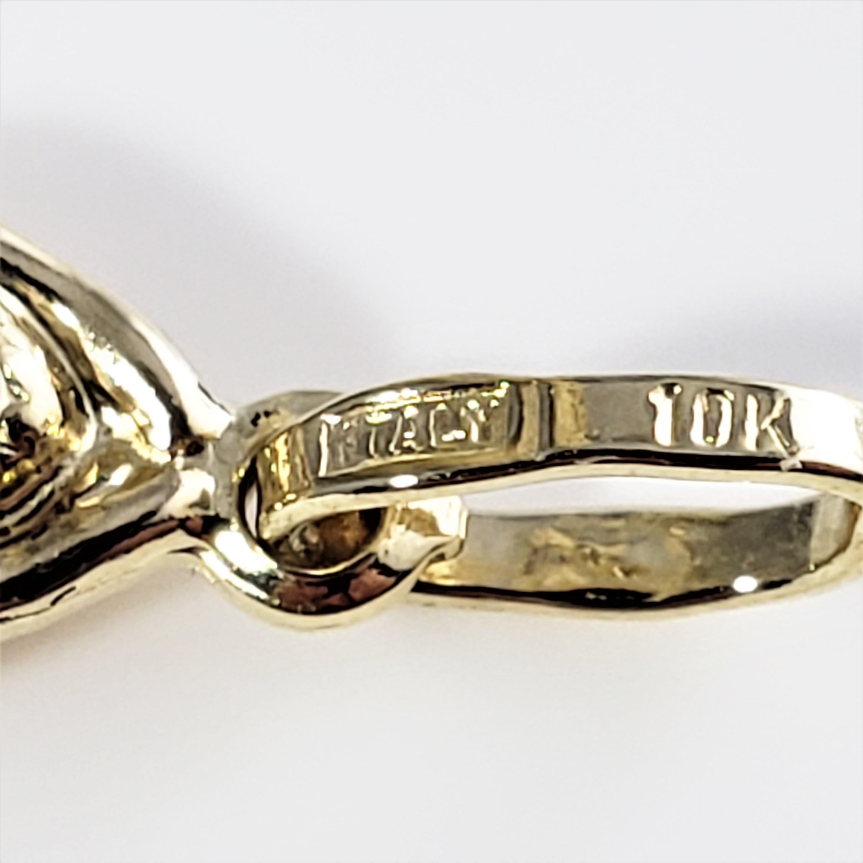 10 Karat Yellow Gold and Enamel Ballerina Charm In Good Condition In Washington Depot, CT