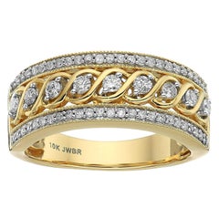 10 Karat Yellow Gold Anniversary Ring '1/2 Carat'