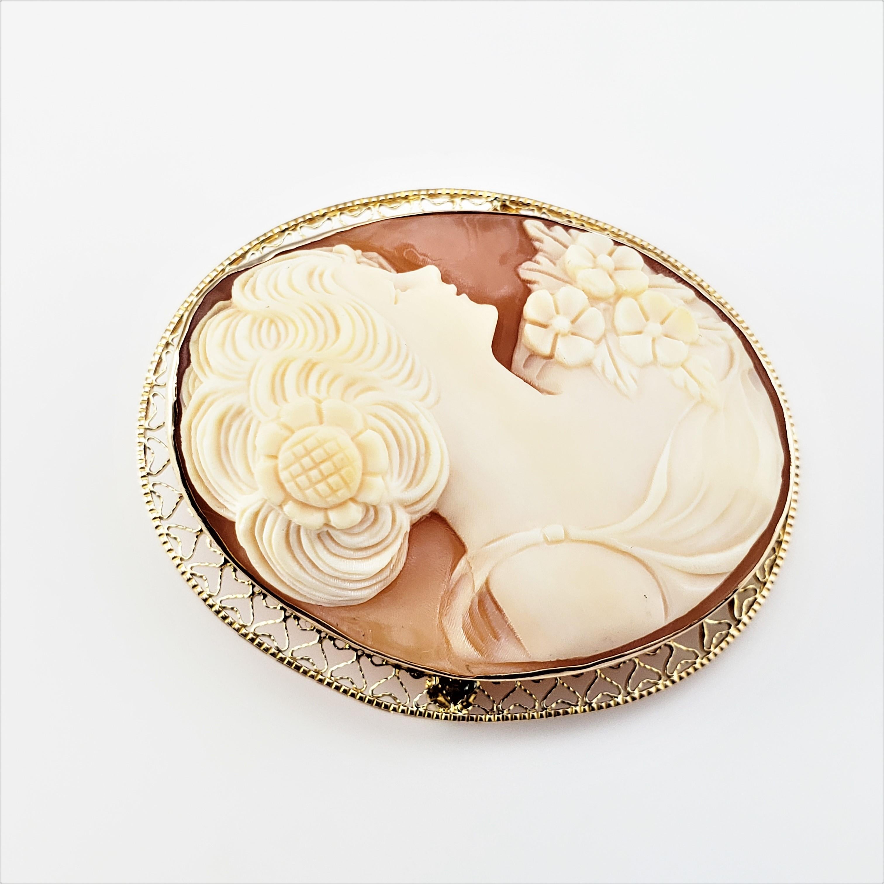 cameo brooch pin