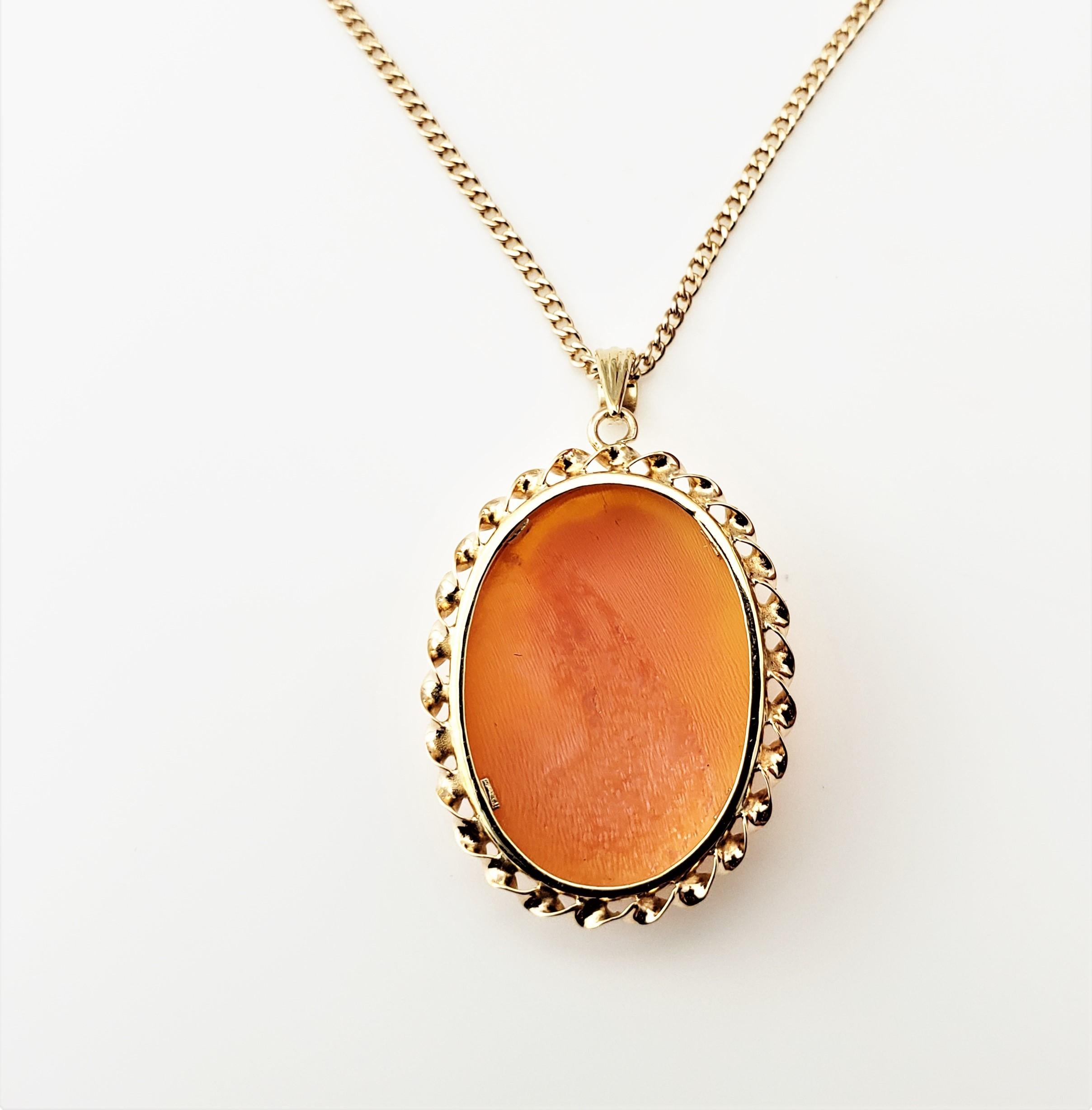 10 Karat Gelbgold Kamee-Halskette 2
