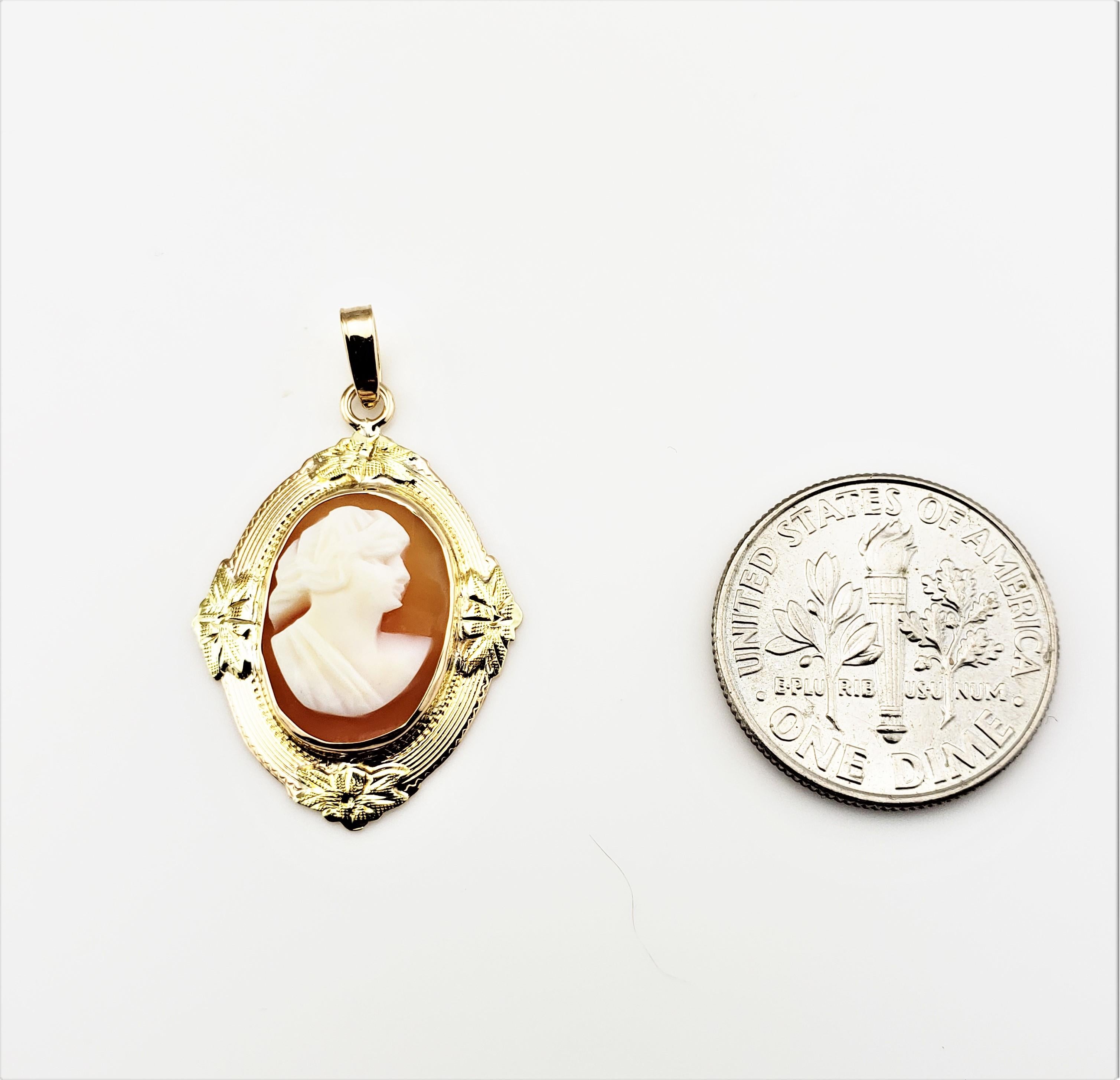 10 Karat Gelbgold Kamee-Anhänger 3