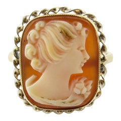 10 Karat Yellow Gold Cameo Ring