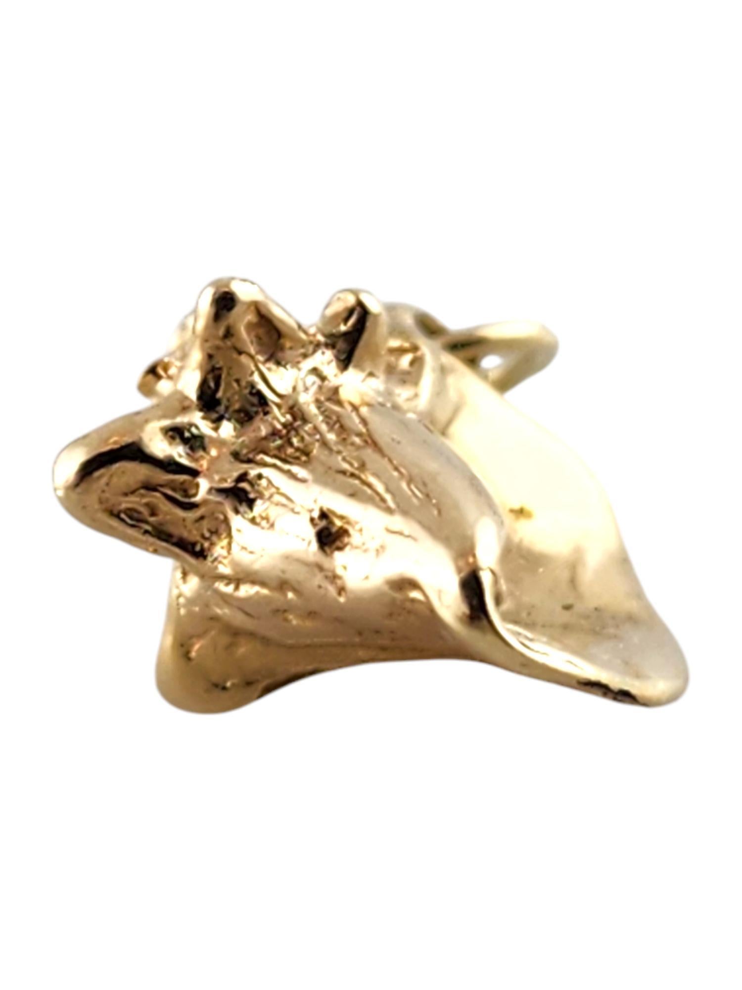 10 Karat Yellow Gold Conch Shell Charm # 19406 1