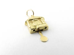10 Karat Yellow Gold Cuckoo Clock Charm