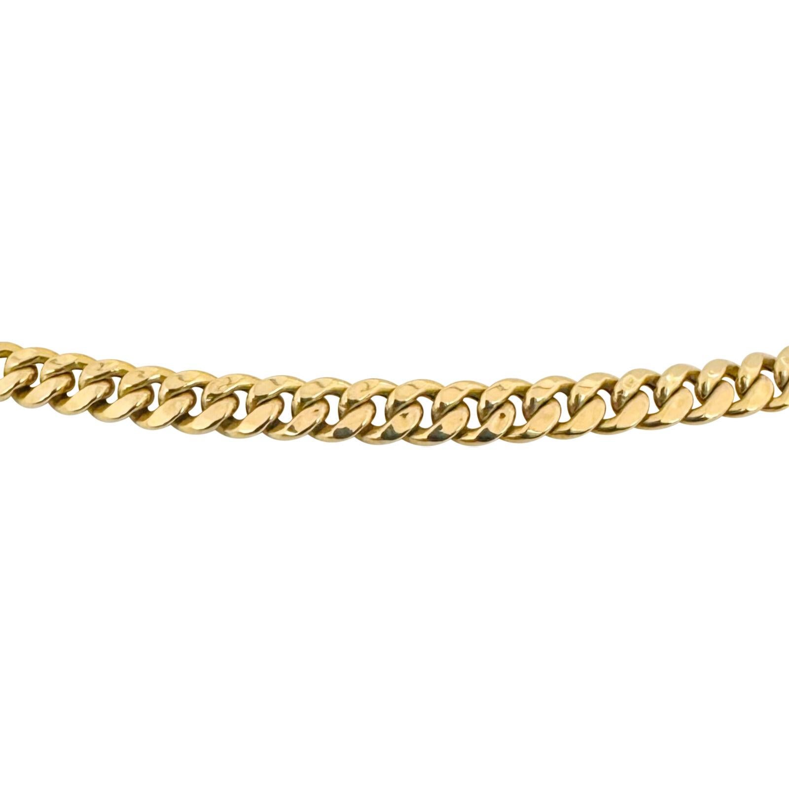 22 karat cuban link chain