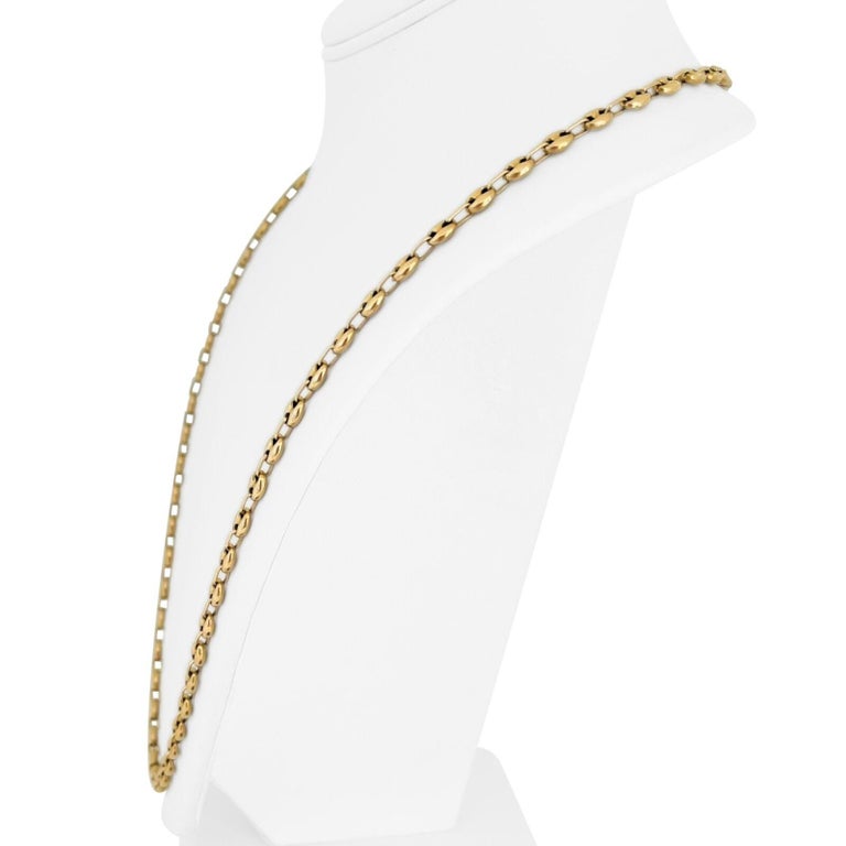 10k Yellow Gold Solid Mariner Chain Marina Anchor Link 1.9mm Necklace 16 Jewelry Female Unisex