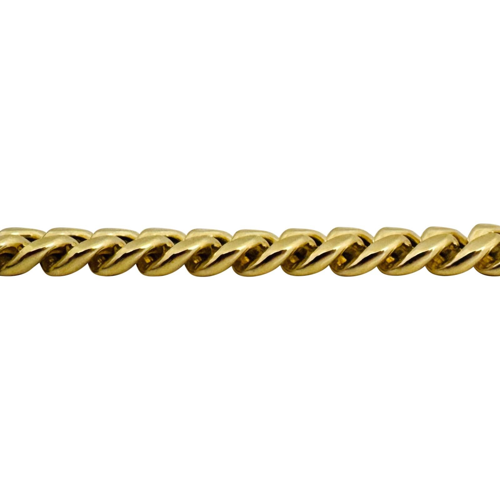 Women's or Men's 10 Karat Yellow Gold Hollow Thick Long Cuban Link Chain Necklace 
