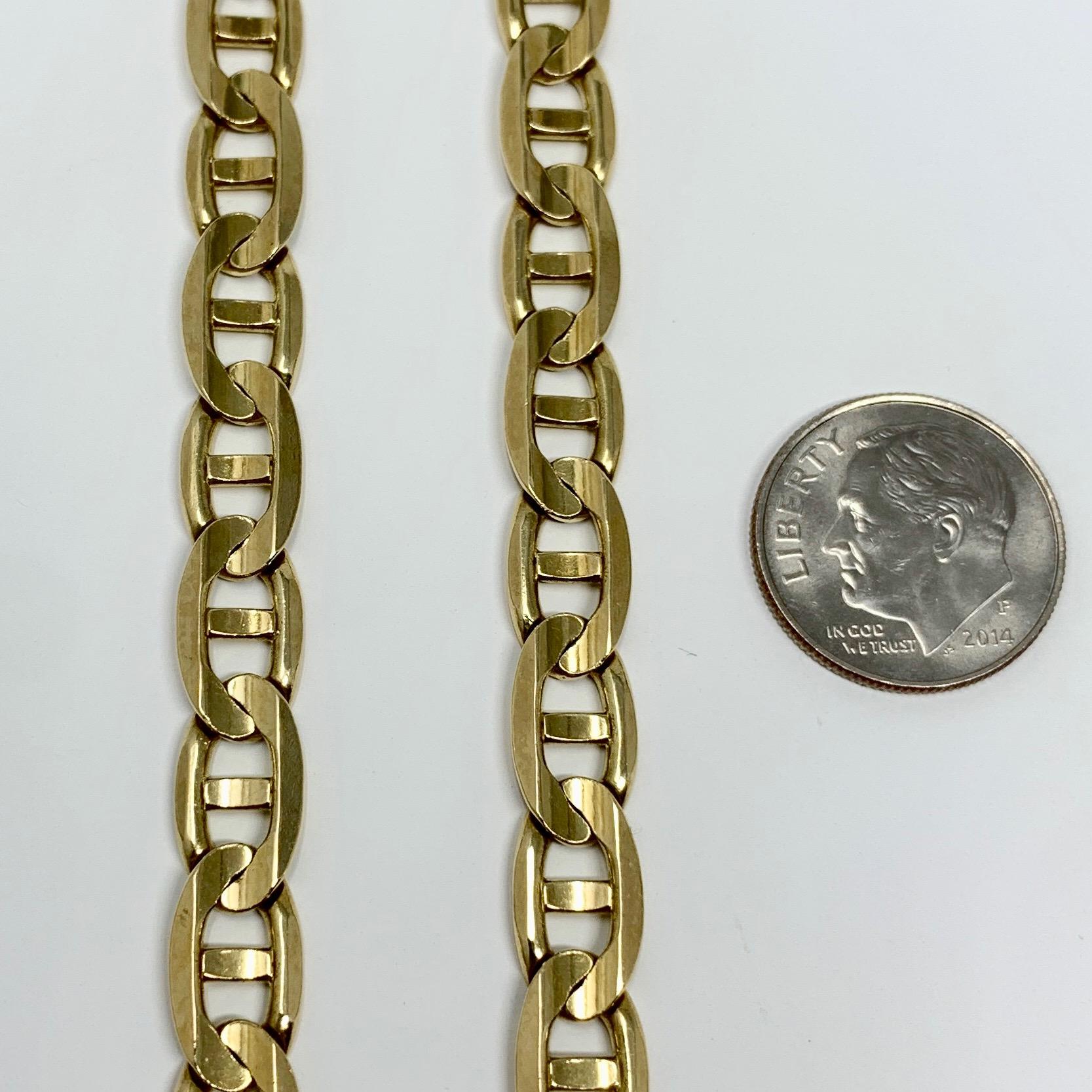 417 italy gold chain