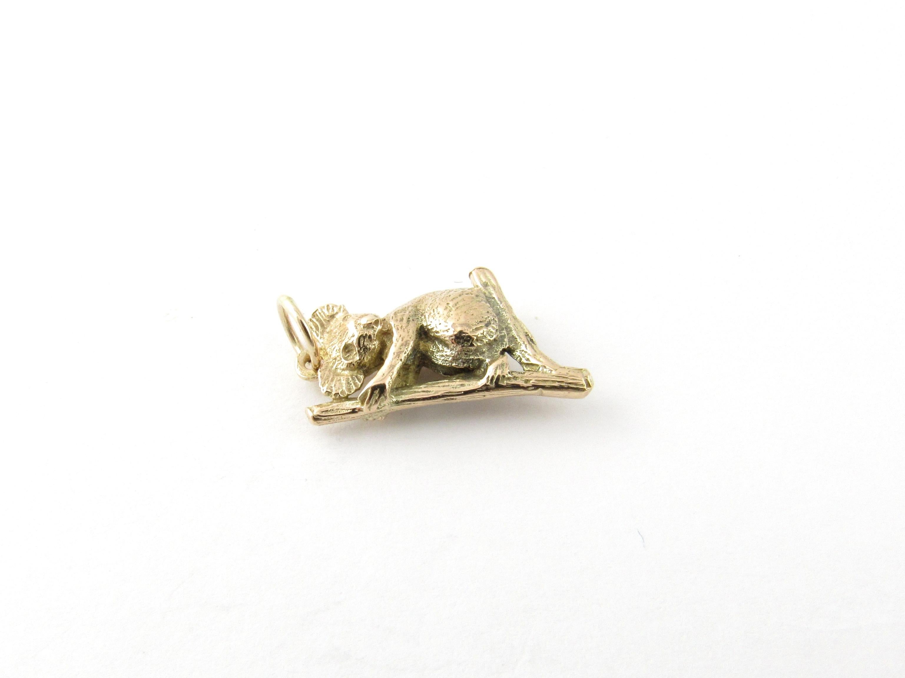 gold koala charm