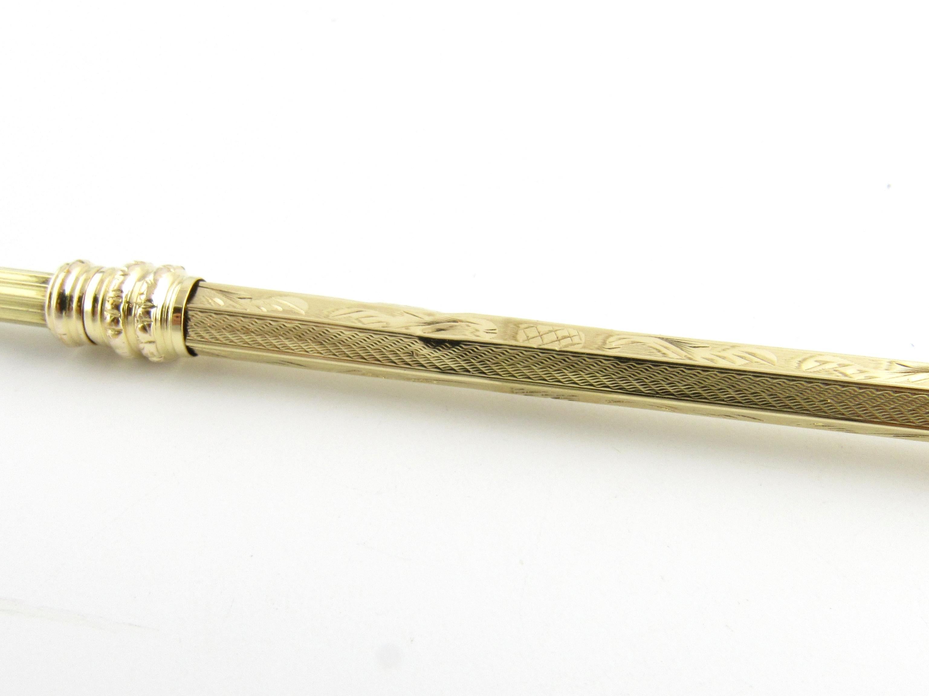 golden mechanical pencil