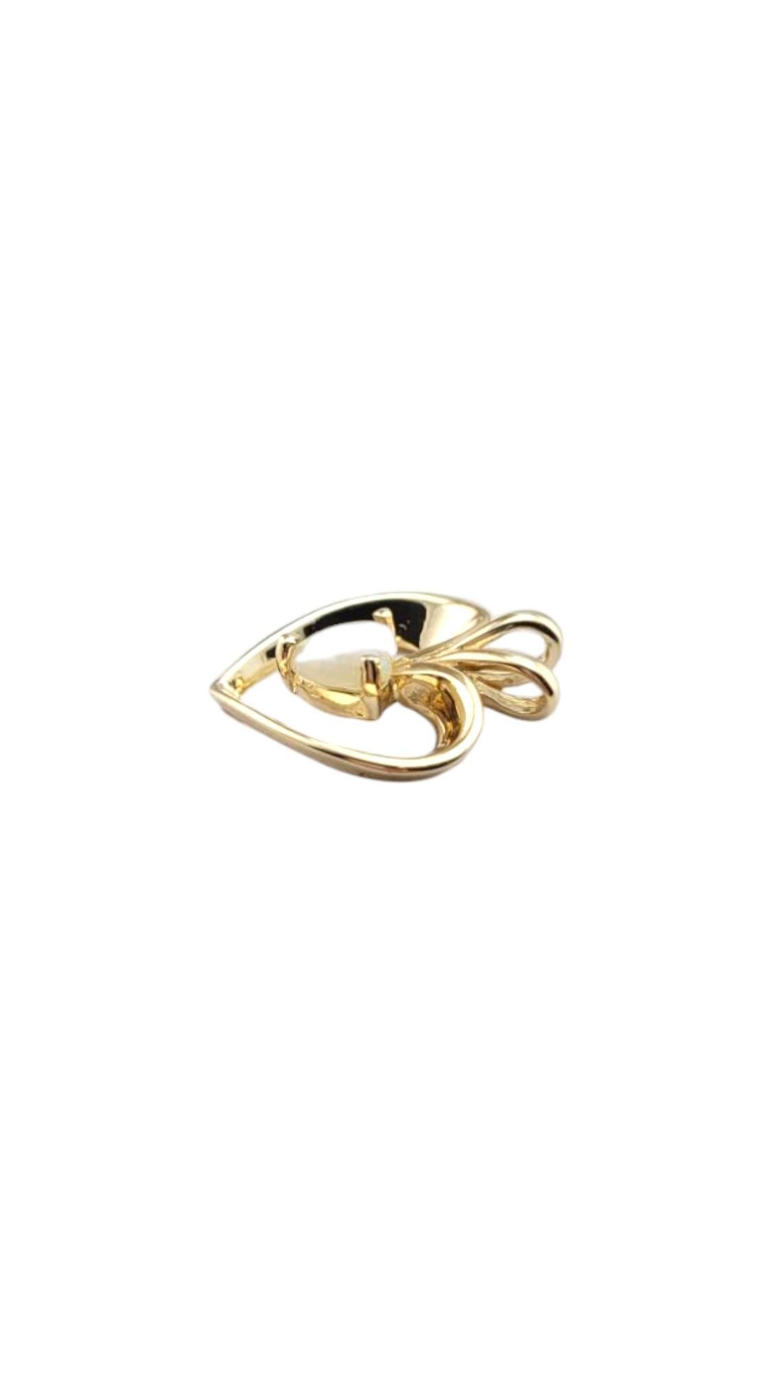 Pendentif cœur ouvert en or jaune 10 carats n° 21134 Pour femmes en vente